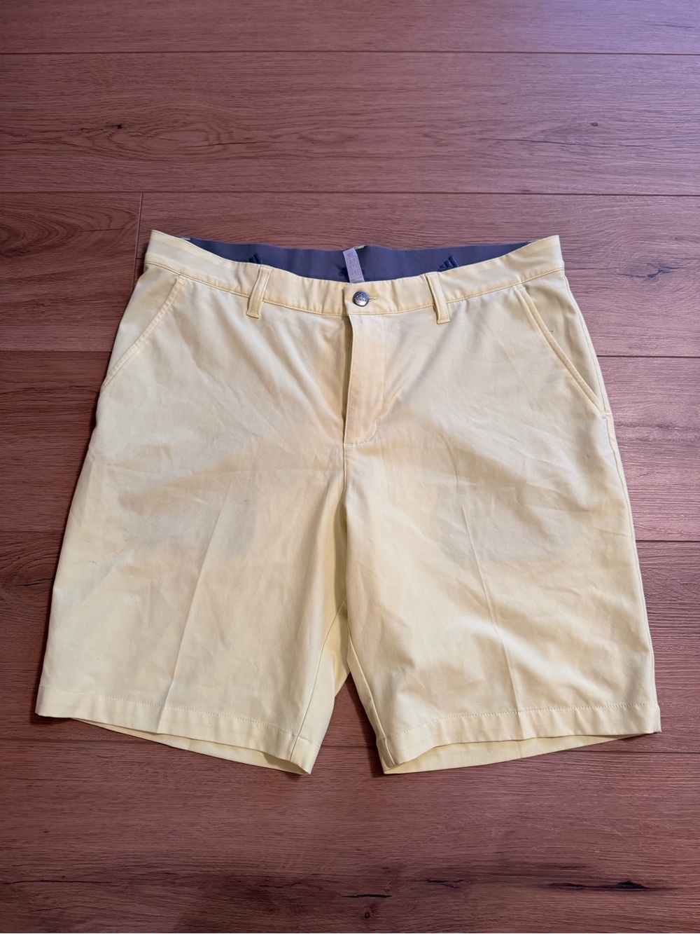 Yellow Adidas Golf Shorts Great Condition